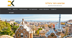 Desktop Screenshot of apartmentkosherbarcelona.com